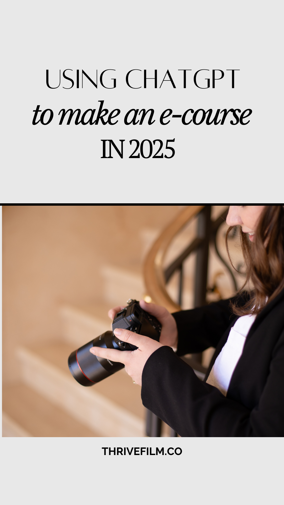 Using ChatGPT to make an ecourse